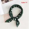Gifts Women Small Vintage Square Scarf Silk Feel Satin Head Neck Hair Tie Band