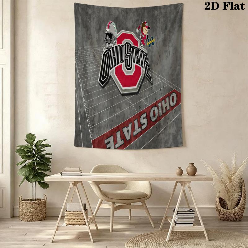 Urban Warfare Ohio State Football Dominance Threepiece Set 1 Duvet Cover 2 Pillowcase Without Core Soft And Comfortable