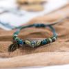 Forest Series Plant Hand-kneaded Ceramic Adjustable DIY Bracelet For Women Gift Jewelry