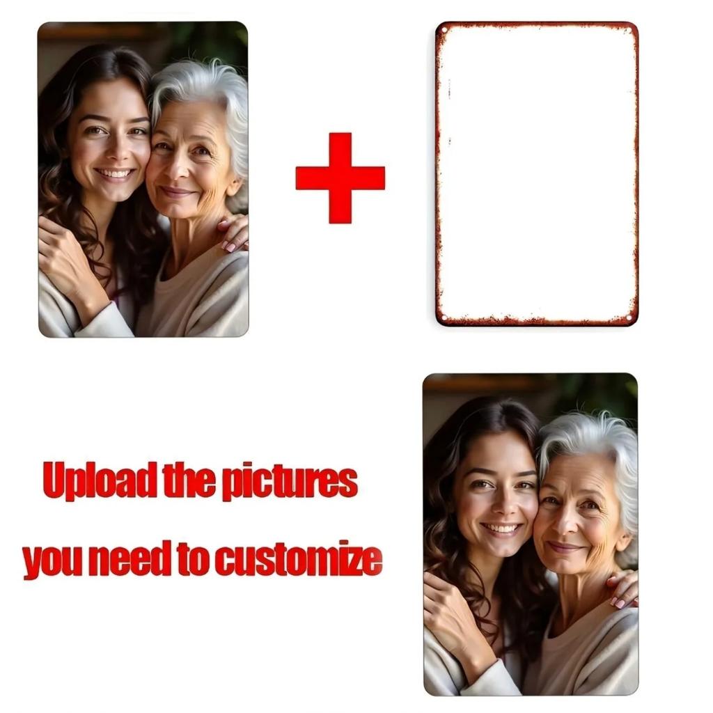 Personalized Garage Metal Sign Waterproof Home Outdoor Christmas Gift Decor (For Decoration Only)