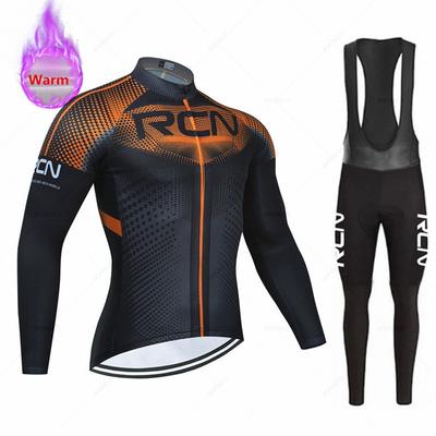 Новая мужская веломайка 2023 года Team Rcn Road Bike зимняя велосипедная одежда MTB Bib Pants Men Ropa Ciclismo Thermal Fleece Maillot