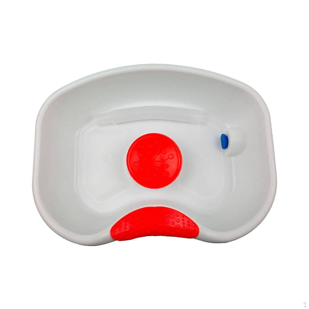 Bedside Shampoo Basin Hair Washing Wash In Bed Sink Tray with Hose for Living Room