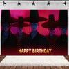 Hot Kpop Theme Backdrop Birthday Party Decoration Pink Girl Background Cute Idol Banner Baby Shower Supplies Photography Props