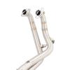 For Aprilia Tuareg 660 2022-2024  Header Link Pipe Motorcycle Exhaust Stainless Steel Connect Original End Pipe Muffler