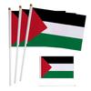 10/20/50/100Pcs Palestine Mini Flags with Pole Hand Held Small Palestine Stick Flags Miniature Hand Waving Flags