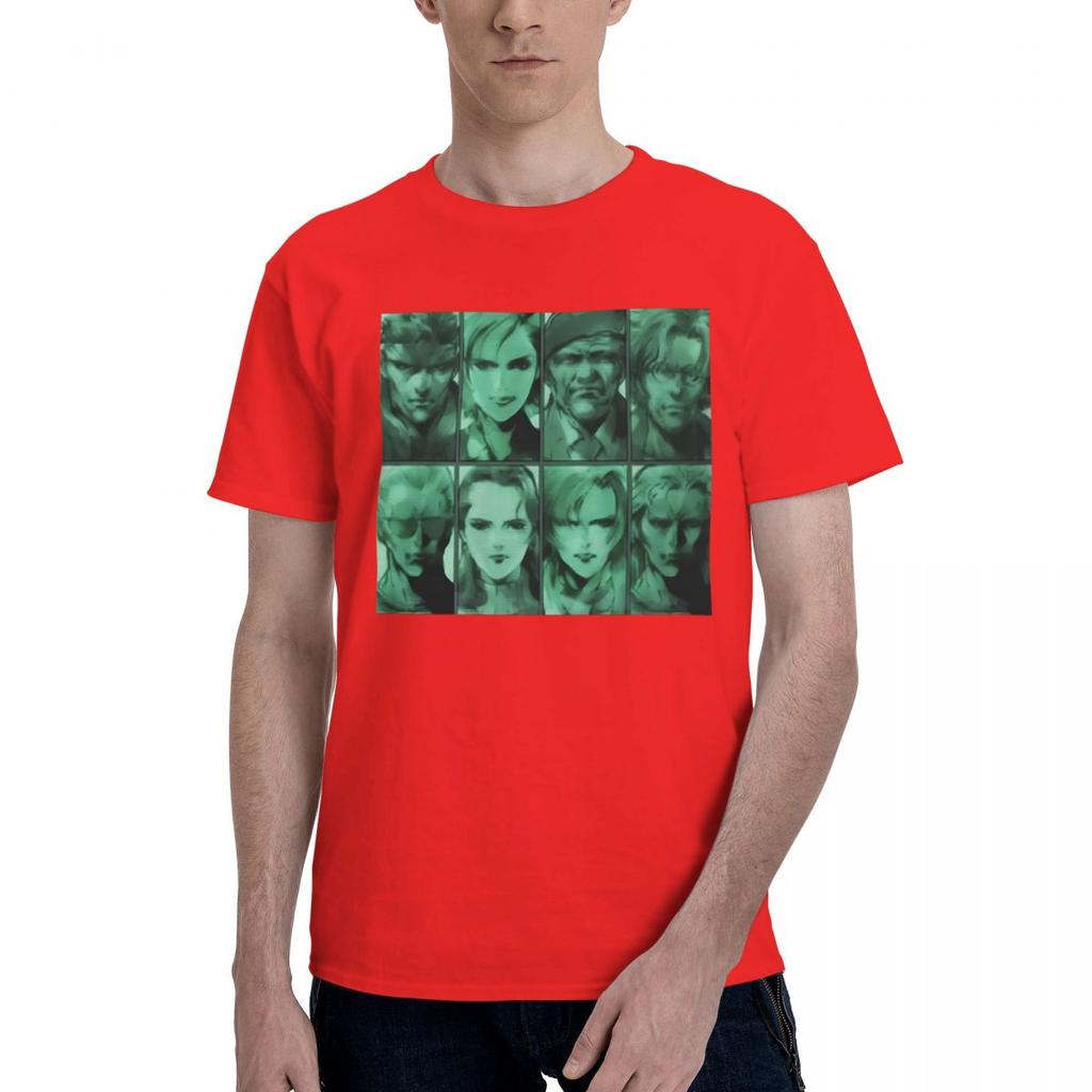 Metal Gear Solid 100 Cotton Casual Breathable Confortable Cute Mens TShirts Mens Shirt