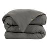 Housse de couette Double Gaze Coton Gaia Granit 260x240cm