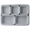 8Pcs Felt Storage Organizer Grey Storage Box New Sundries Sorting Box Home