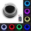 1Pcs 14LED RGB Recessed Stainless Steel Cup Holder For Car RV Truck Marine Boat