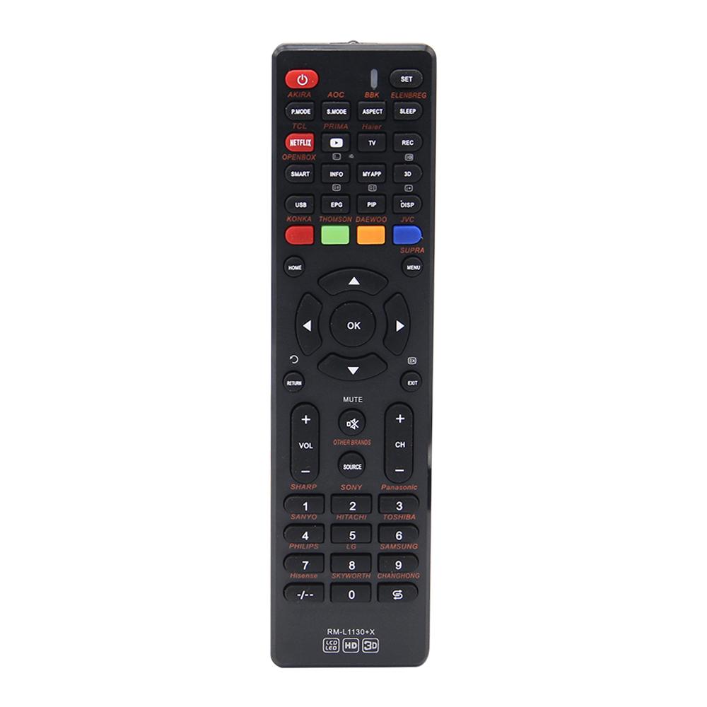 NEWEST Replacement Rm-L1130+X RM-L1130+X plus Universal TV Remote Control Controller For All Brand Smart LCD Television