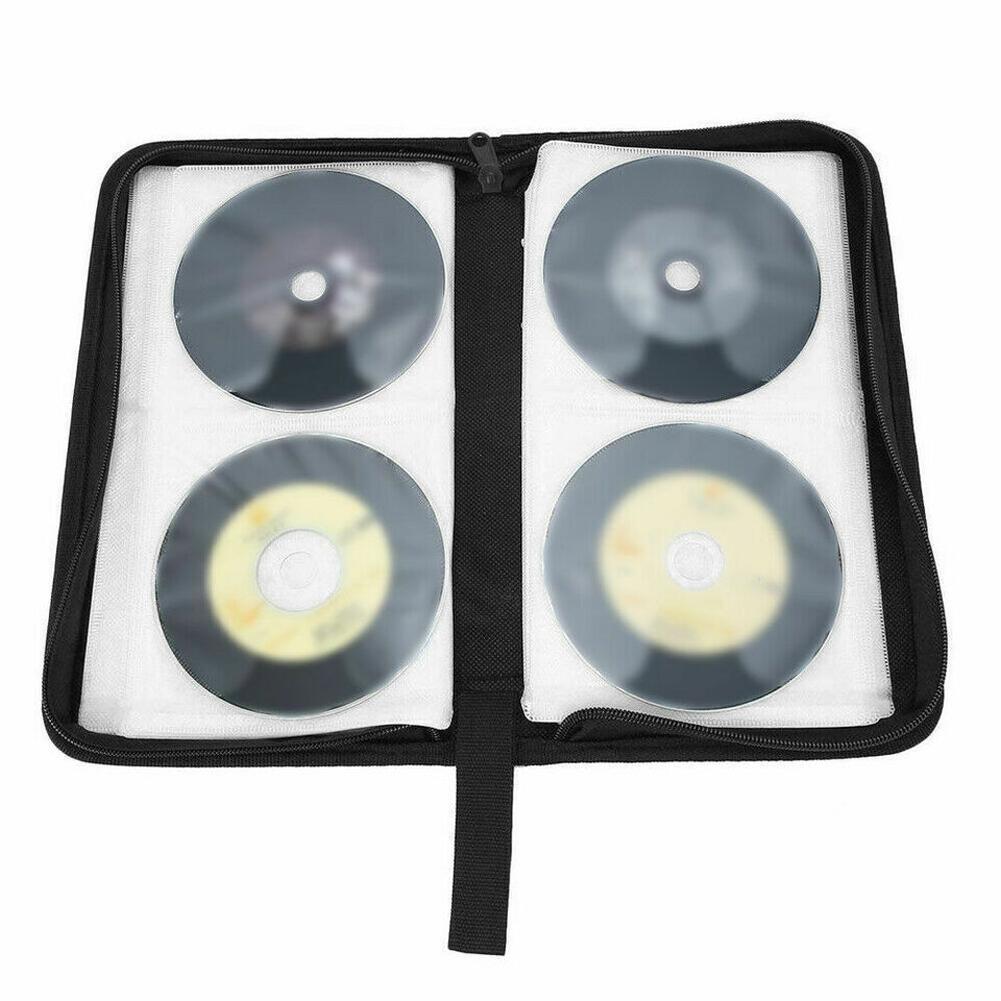 Сумка-кейс для переноски CD/DVD дисков на 80 шт., Альбом большой емкости, Чехол для хранения дисков CD VCD DVD, Кошелек, Кейс для переноски альбомов