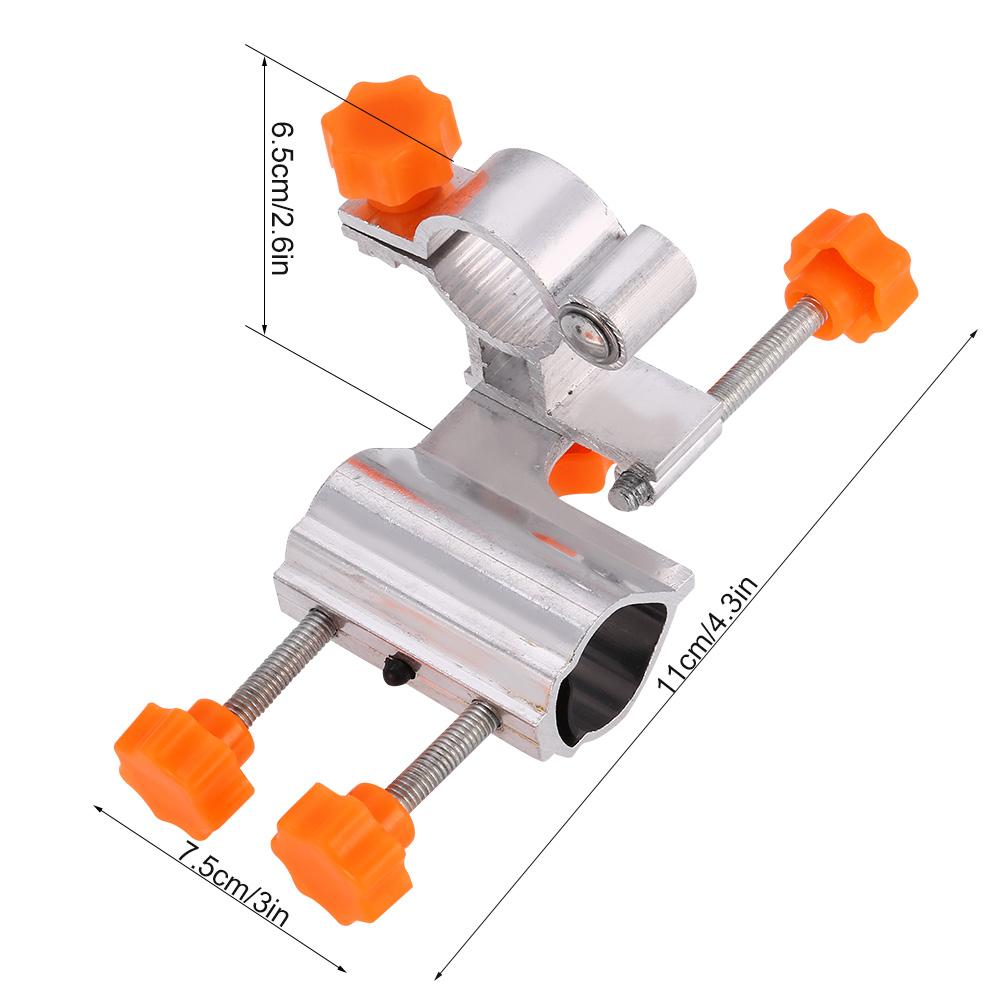 Прочный алюминиевый сплав, держатель для удочки, зажим для стула, кронштейн, аксессуар для снастей(оранжевый)