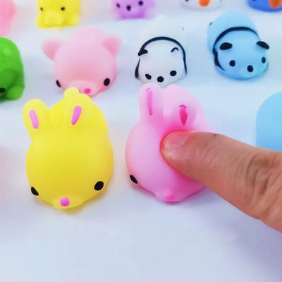 35 шт. Игрушки-антистресс из мягкого силикона, милые животные, пальчиковые фиджет-игрушки, сжимаемые, нажимаемые, игрушка для снятия стресса, подарки