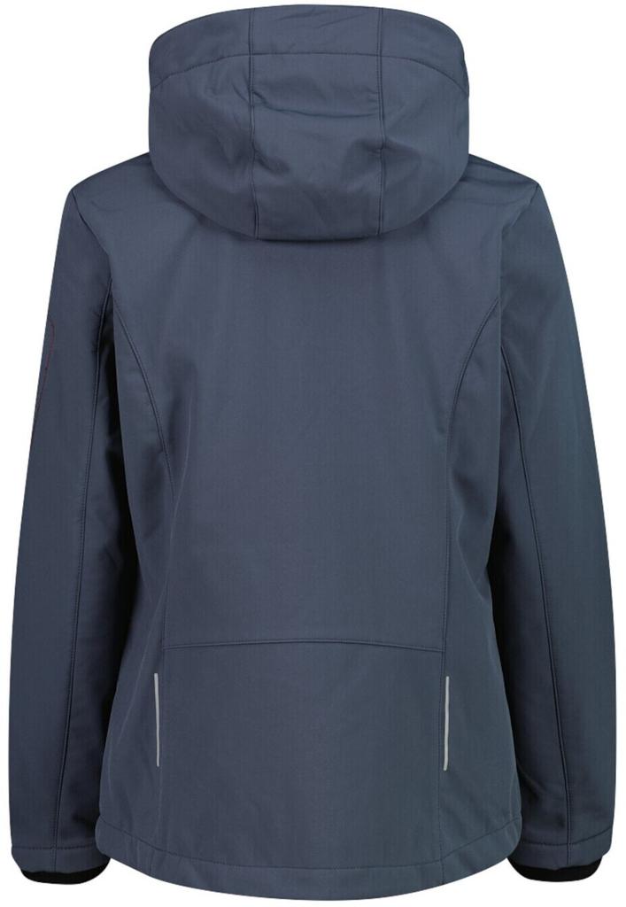 CMP Softshell Jacket Zip Hood Women (39A5006) Functional Jacket 39A5006 Titanium Carmine