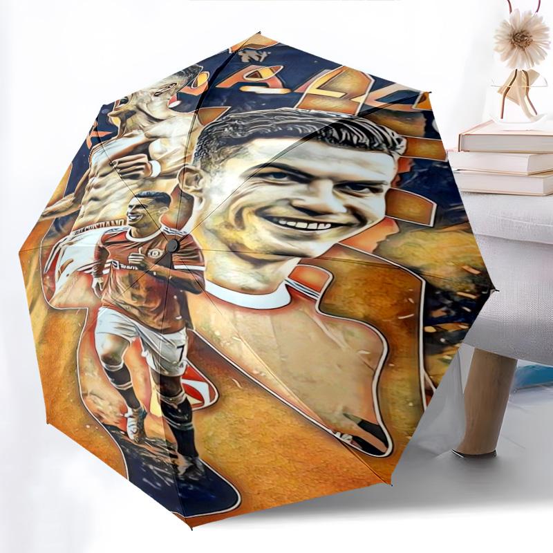 Ronaldo's Legacy Folding umbrella travel Suitable for all seasons outdoor Umbrella Sun umbrella