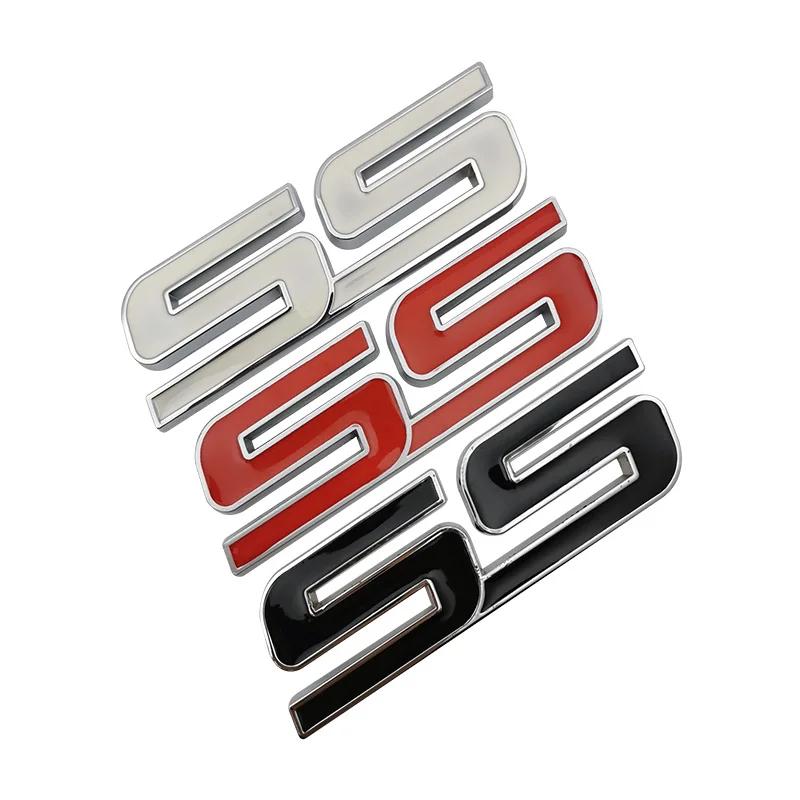 3D Metal Car Sticker Badge Emblems Decals for Chevrolet SS Sonic Onix Malibu Spark Blazer Colorado Cruze Lacetti Auto Styling OA2