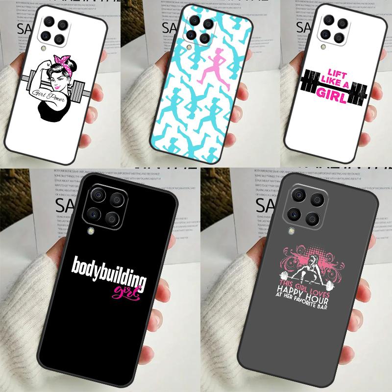 Фитнес Девушка Спортзал Для Samsung Galaxy M13 M33 M53 M12 M32 M52 M14 M34 M54 M20 M51 M21 M30s M31s M15 M55 Чехол