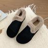 Winter Shoes Women Loafers Female Footwear Casual Shoes Women Flat Heel Leather Retro Winter Lightweight Fashion Comfy 35-41