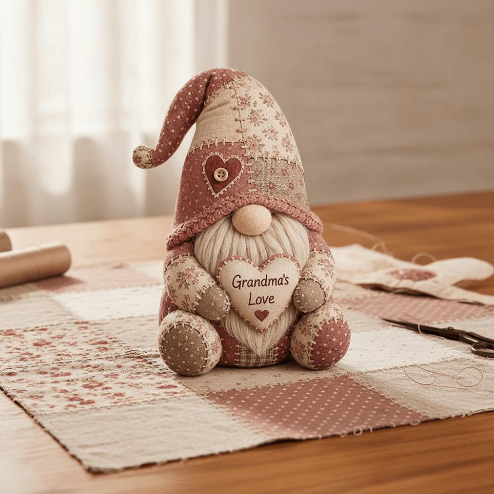 Набор для пэчворка с гномами для начинающих, DIY, набор для изготовления пэчворка с гномами, Подарок