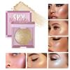 Highlight Powder for Contouring and Brightening Pearlescent Glitter Powder Highlighting Cream Matte Contouring Powder Contouring Powder