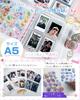 GOKEI Sticker Book A5 Fluffy Cute Lightweight Mini Notebook x Refills x Underlays x PP Sheet Card Pockets Cardboard Inserts Animal Design Girl Card