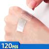 120 штук водонепроницаемых пластырей, прозрачных, невидимых, кровоостанавливающих, дышащих, износостойких пластырей