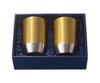 Marutatsu Grand Gold Вакуумный Подарочный Набор 36502 Стакан, 400 мл, (Пара)