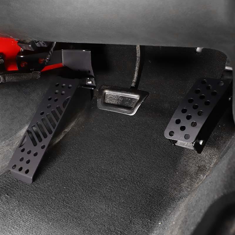 Педаль акселератора Левая педаль для отдыха ноги Для Jeep Wrangler JK 2007-2017 Аксессуары для интерьера автомобиля