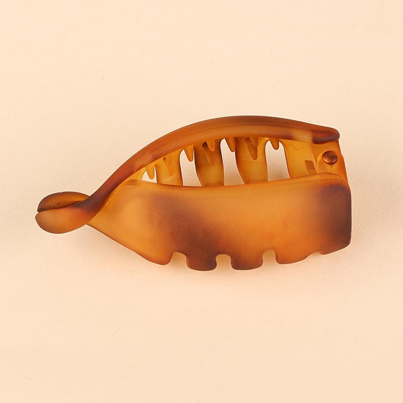 Матовые высокие зажимы для хвоста, сплошной цвет, зажим «банан», женские аксессуары для прически, модные заколки для хвоста, когти, заколки для волос