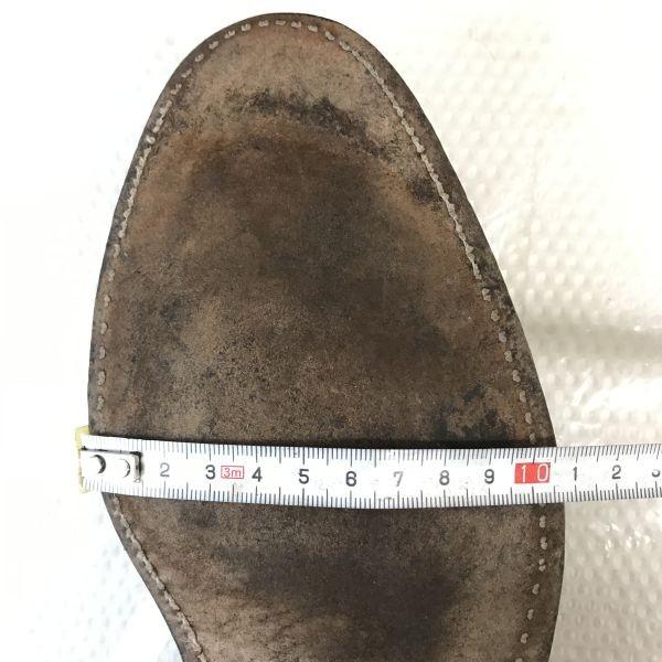 Johnston & Murphy Heritage 80s-90s Leather Goodyear Punch Cap Toe 10B 26.5-27.5 Burgundy(USED)