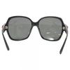 LInda Farrow LInda Farrow X Oscar De La Renta Oversized sungLasses In bLack Acetate bLack