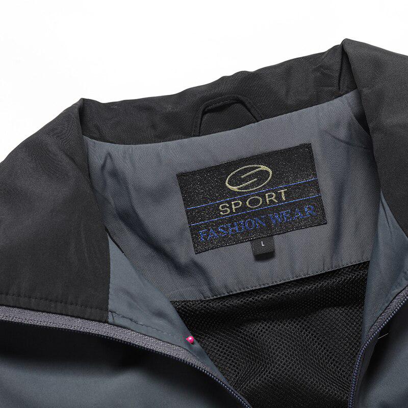 Мужские спортивные комплекты весна-осень комплект из двух предметов спортивный костюм куртка+брюки спортивный костюм мужская мода