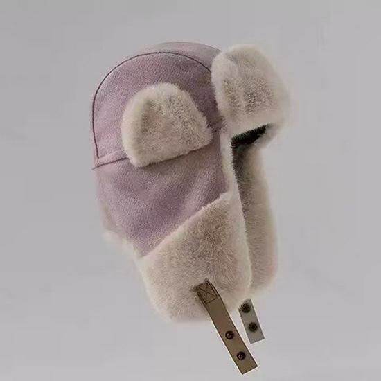 Шапка с теплой флисовой подкладкой и защитой ушей для зимних видов спорта на открытом воздухе