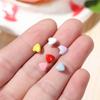 20Pcs 5/6mm Handmade Star Buckles Decor Sewing Accessories Love Buttons Buckles Doll Clothing