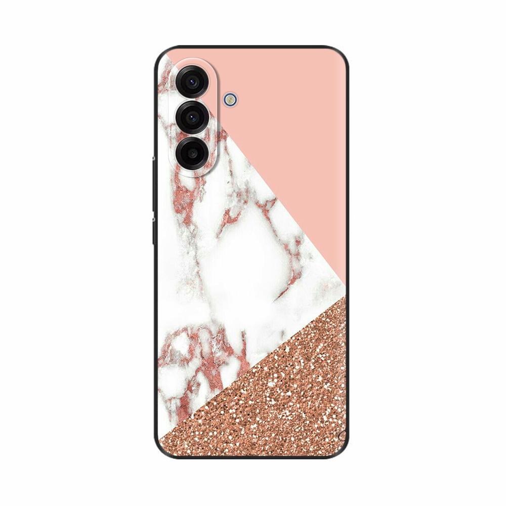 Чехол для Samsung Galaxy A17 5G Цветной Цветочный Чехол Мягкий Силиконовый Чехлы для Телефона Для Samsung A17 Чехол A 17 SamsungA17 Задняя Крышка