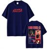 singer metrika New album Tour printed Tshirt men women Aesthetic trendy Shortsleeved pure cotton casual Harajuku Tshirts