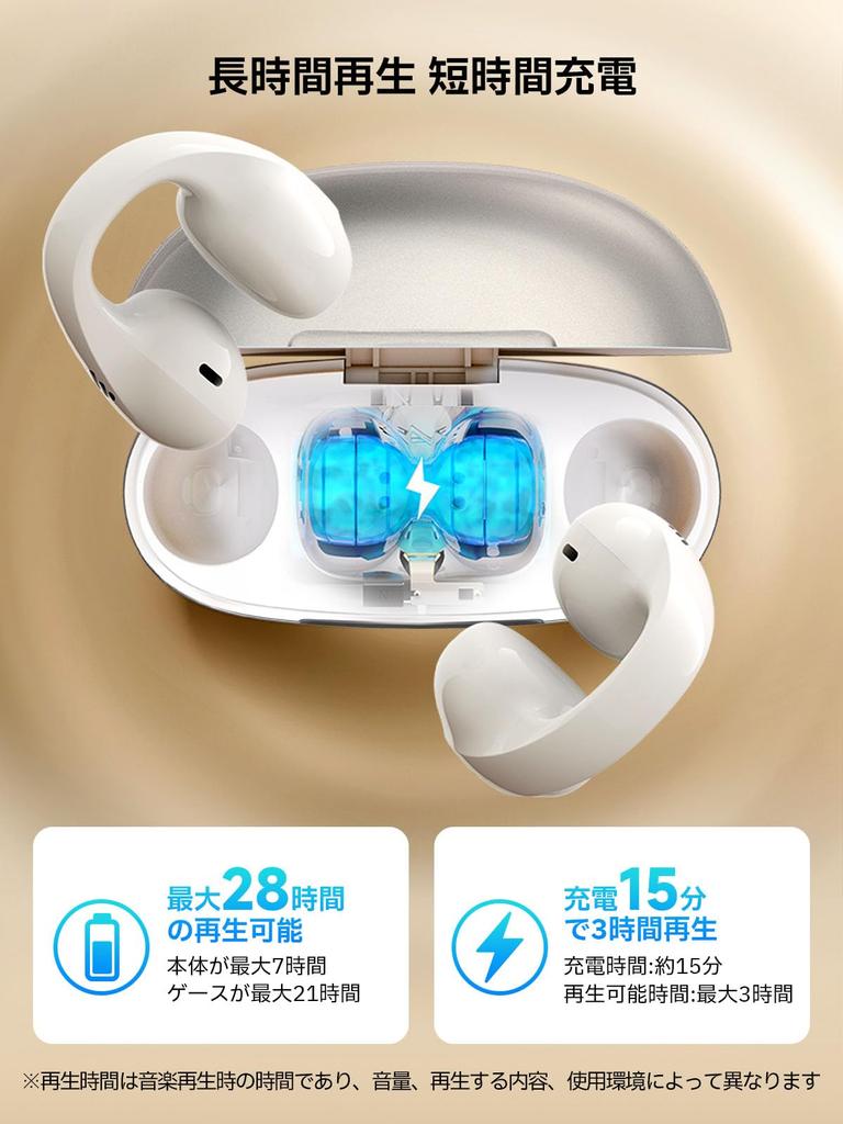 [VGP2025 Gold Award Winner] Edifier R1 Open-Ear Earphones, Bluetooth 5.4, Ultra-Lightweight (5.2g), Wireless Earbuds with ENC Noise Cancellation, No