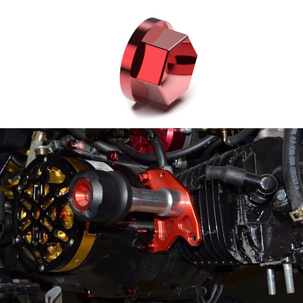 30 шт. колпачков для гаек мотоцикла, колпачки для болтов, хромированные пылезащитные шестигранные декоративные крышки для Yamaha Kawasaki Honda, модифицированные аксессуары