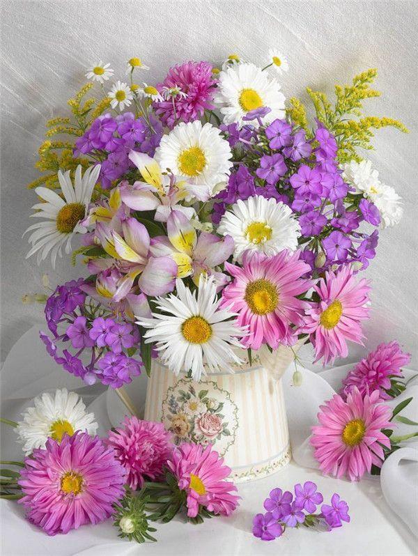 RUOPOTY Рамка «сделай сам», картина по номерам, башня, настенное искусство на холсте, акрил, уникальный подарок, картина по номерам, цветок для гостиной