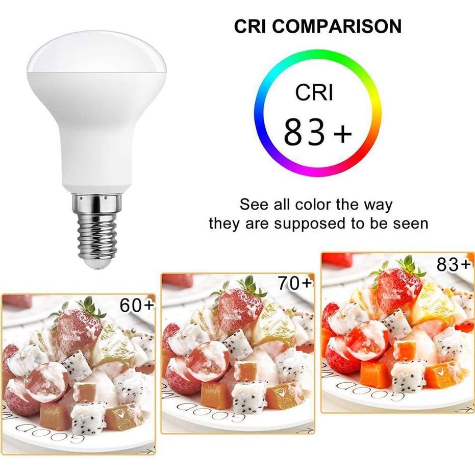 6pcs R39 LED Bulb No Flicker AC85-220V E14 Base 5W Lampada for Home Lighting Energy Efficient Long Lifespan Easy Installation Desk Lamp Bulb