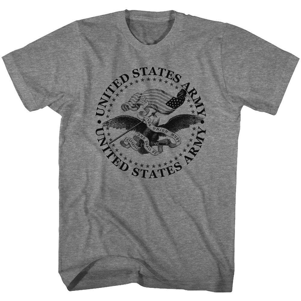 United States Army Seal The Union Must And Shall Be Preserved Men's T Shirt