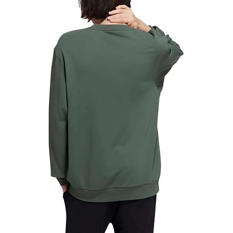 Adidas Neo Sweatshirts Men's Green Crew Neck Moderate Other H14215