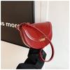 Ielgy Korean Niche Underarm Bag Retro Saddle Bag High-End Fashion Crossbody