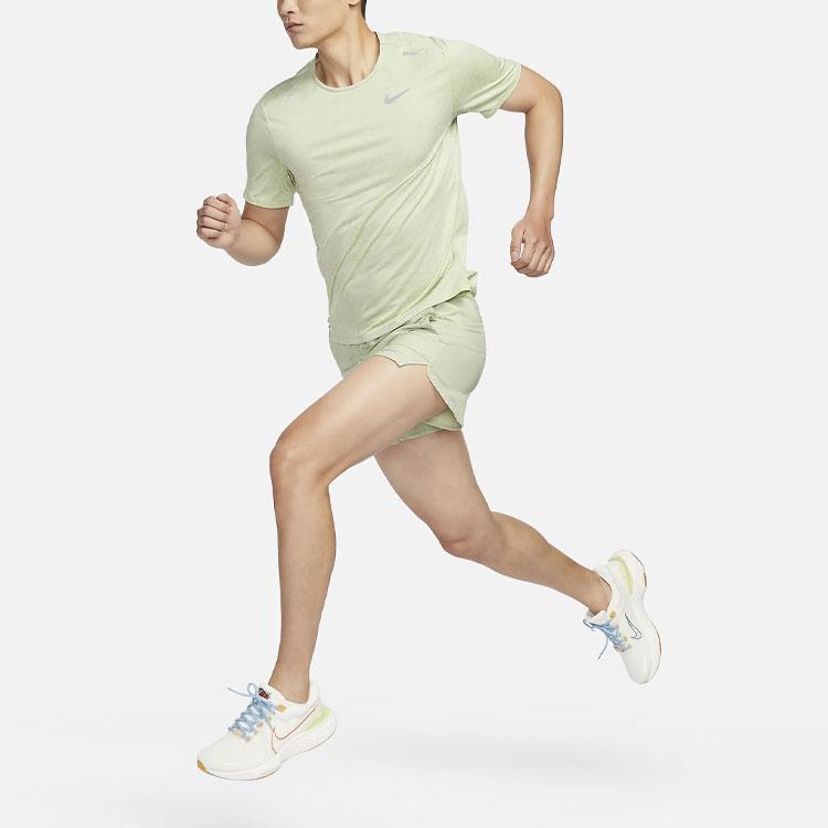 Nike Dri-FIT Rise 365 Comfortable Crew Neck Short Sleeve T-Shirt Men Tops Olive CZ9185-371