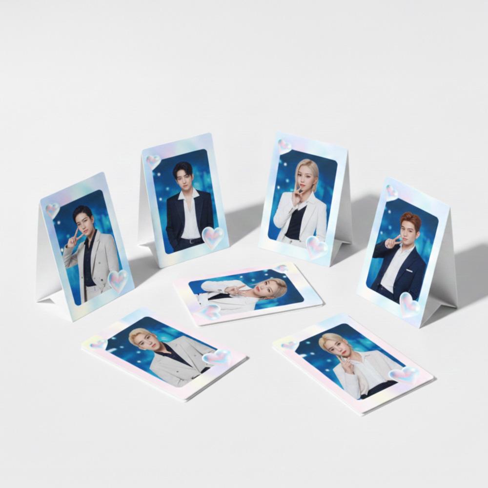 SIXKSHOP Двусторонний стенд-рамка для фотокарточек – Держатель для K-POP фото 3 шт.