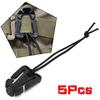 5Pcs Webdom Web Dominator Backpack Buckle Elastic Rope Webbing Clamp