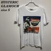 Hysteric Glamour Унисекс футболка с коротким рукавом мужчины женщины S5XL хлопок Унисекс футболка