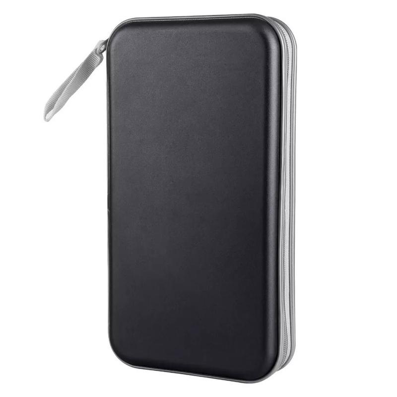 80 листов чехол для CD DVD чехол для хранения дисков держатель для CD конверт бумажник альбом жесткая коробка пластиковая упаковка диск DVD диск упаковка