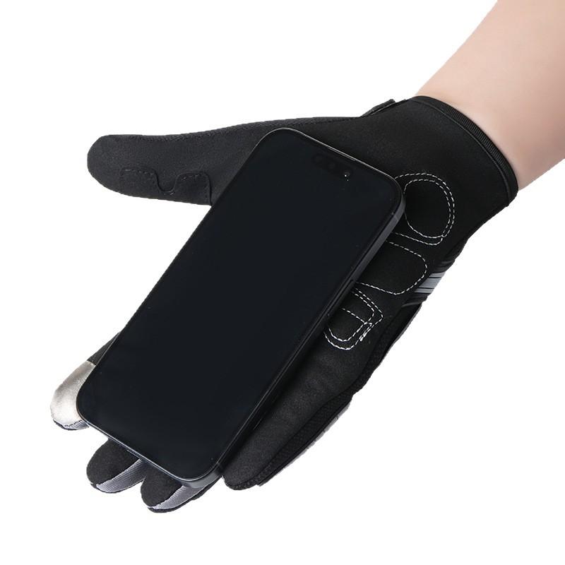 Мотоциклетные перчатки Четыре сезона Полностью закрывающие пальцы Защита сенсорного экрана Защита от падений Рыцарские гоночные Дышащие Противоскользящие Перчатки для езды на мотоцикле