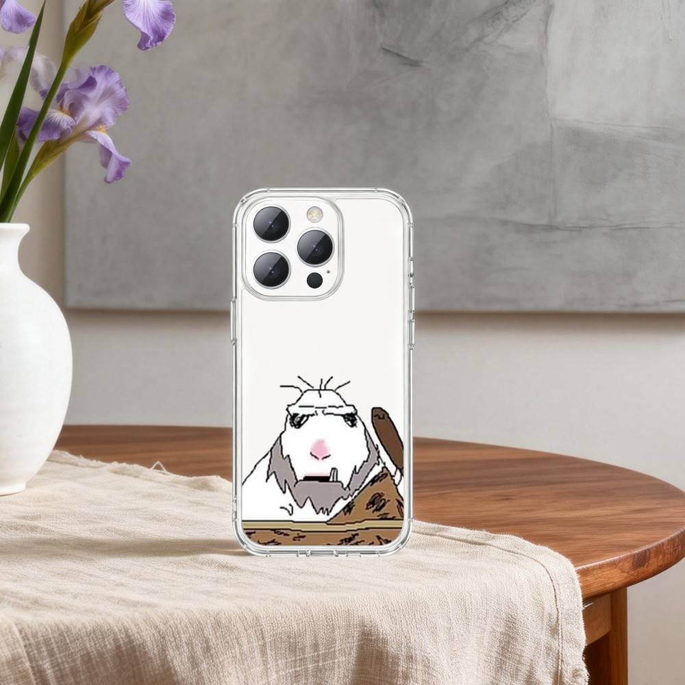 Чехол для телефона H-Hamster Caveman-N для iPhone17p 16 15 14 13 12 11 Mini Pro Max Plus Прозрачная крышка